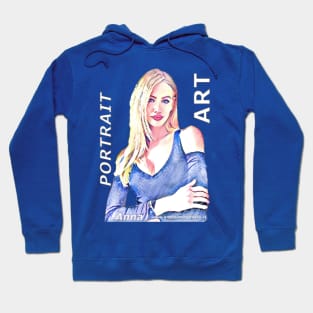 Anna in blue 2 Hoodie